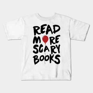 Scary Books. Stephen King. Kids T-Shirt